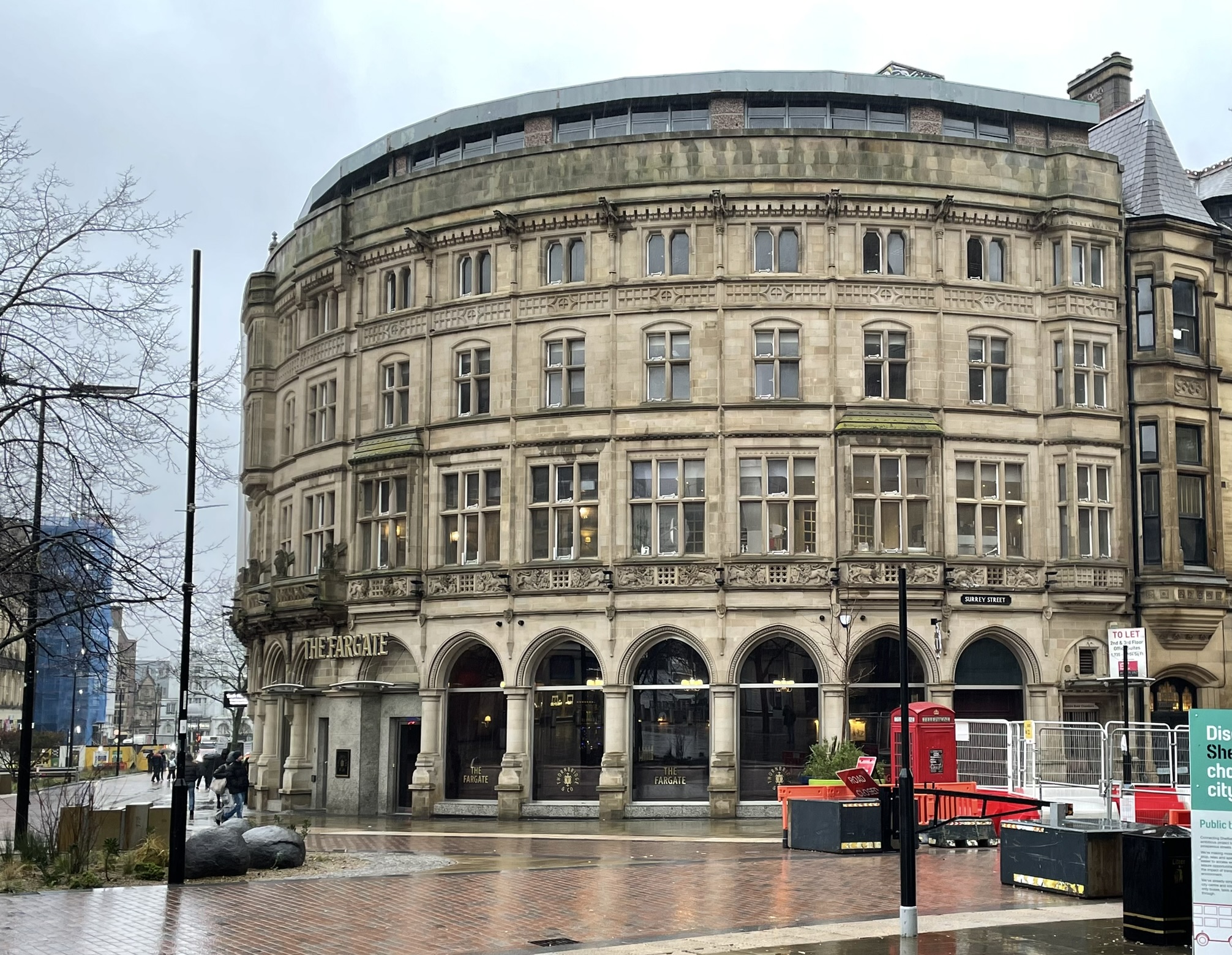 Fargate exterior.  by Dave Pickersgill